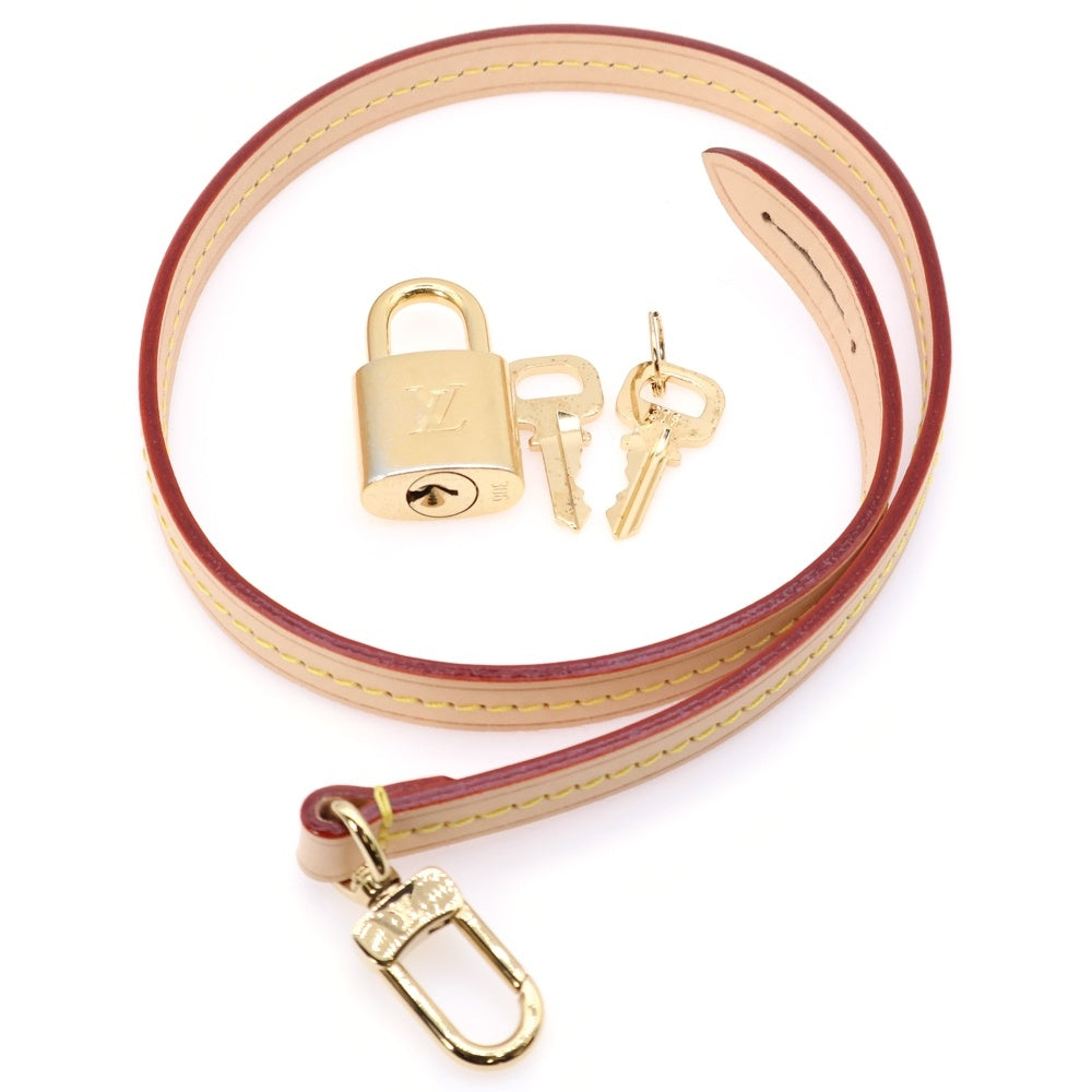 LOUIS VUITTON(ルイヴィトン) モノグラム ポシェット・ティレット MINI 2way ハンドバッグ ブラウン PVC×レザー RFID M12859 M12859 RFID ストラップ・カデナ