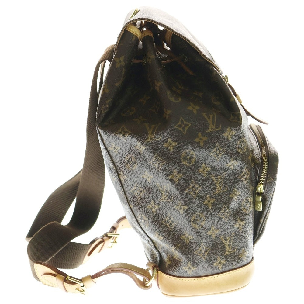 LOUIS VUITTON(ルイヴィトン) モノグラム モンスリ GM バックパック リュック ブラウン PVC×レザー M51135 SP0063 なし