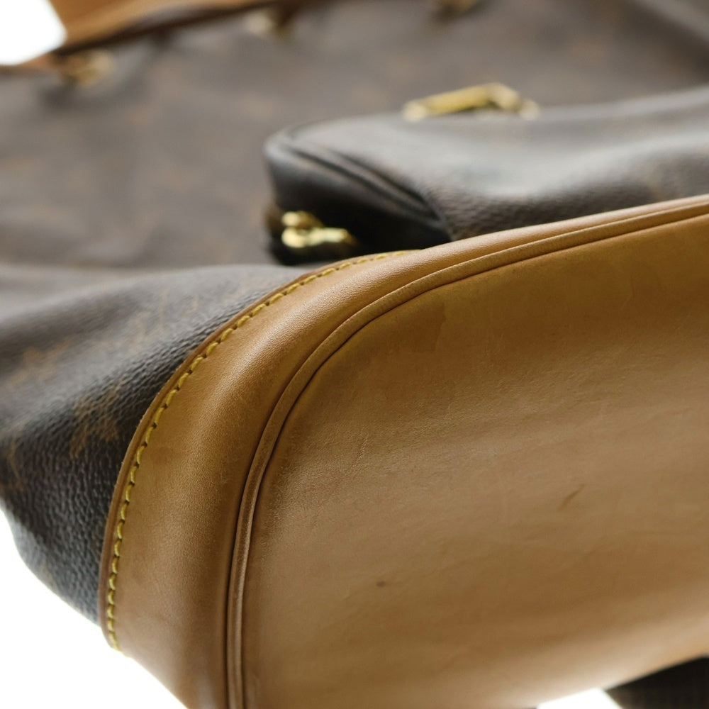 LOUIS VUITTON(ルイヴィトン) モノグラム モンスリ GM バックパック リュック ブラウン PVC×レザー M51135 SP0063 なし
