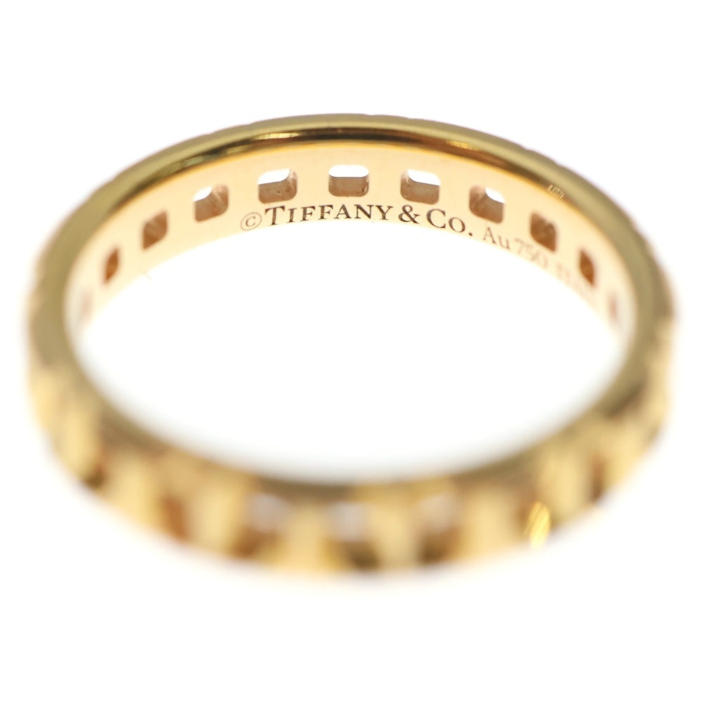 TIFFANY & Co.(ティファニー) Tトゥルー ナロー リング Au750 K18 YG イエローゴールド 指輪
