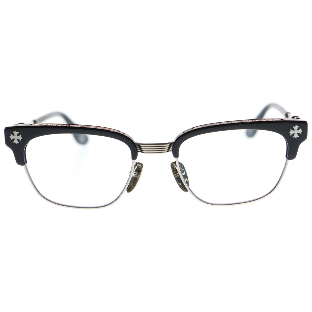 CHROME HEARTS(クロムハーツ) BONENNOISSEUR 2 CHクロステンプル ウェリントンサングラス 眼鏡 アイウェア ブラック