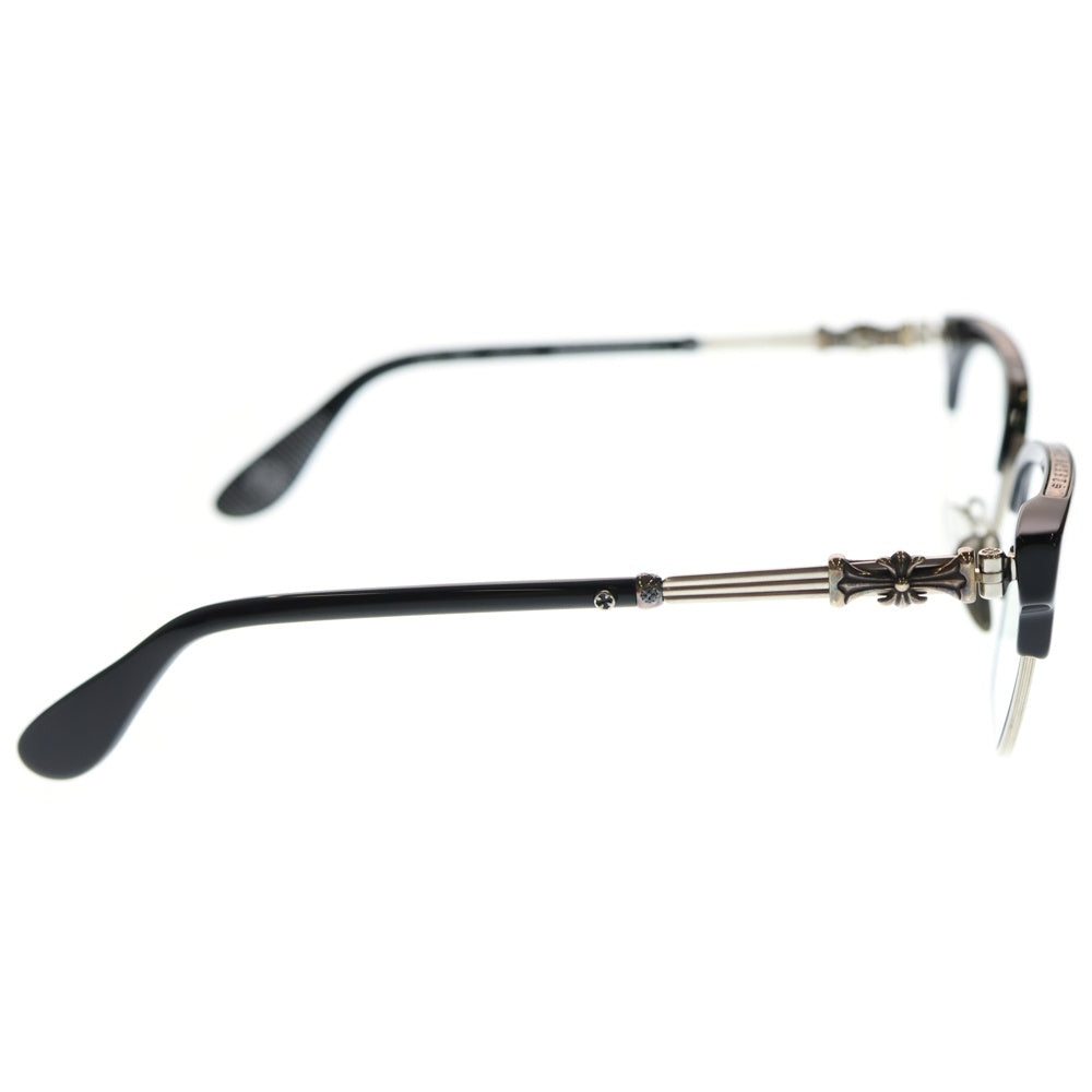 CHROME HEARTS(クロムハーツ) BONENNOISSEUR 2 CHクロステンプル ウェリントンサングラス 眼鏡 アイウェア ブラック