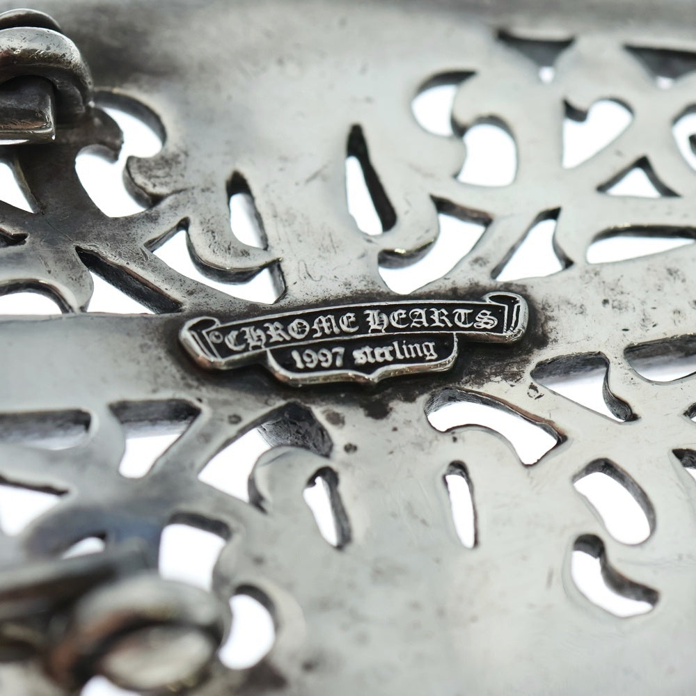 CHROME HEARTS(クロムハーツ) OVAL CROSS STRAP 1.5 ラージクラシックオーバルクロスバックル シルバー BCA359
