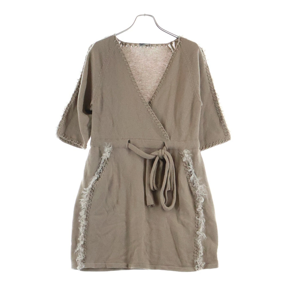 FENDI(フェンディ) カシミアポンチョ レディース FZ7573 ブラウン #40 FZ7573