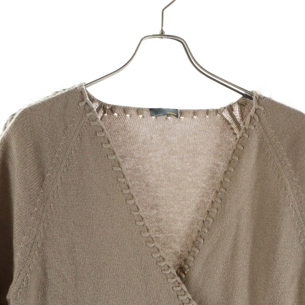 FENDI(フェンディ) カシミアポンチョ レディース FZ7573 ブラウン #40 FZ7573