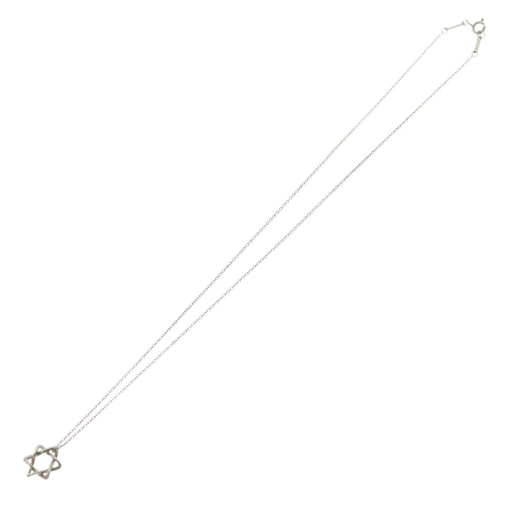 TIFFANY & Co.(ティファニー) スターオブダビデ 六芒星 ネックレス SV925 シルバー レディース