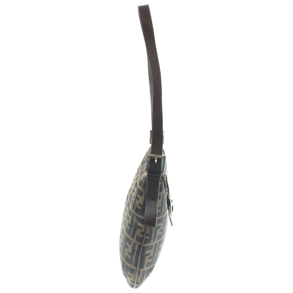FENDI(フェンディ) ズッカ ワンショルダーバッグ ブラウン PVCレザー レディース