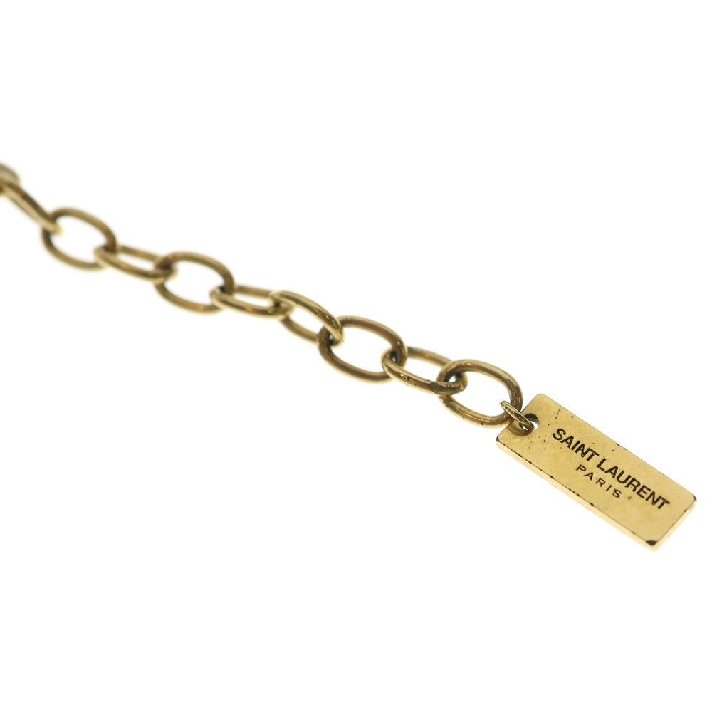 SAINT LAURENT PARIS(サンローランパリ) カサンドラ ネックレス GP ゴールド