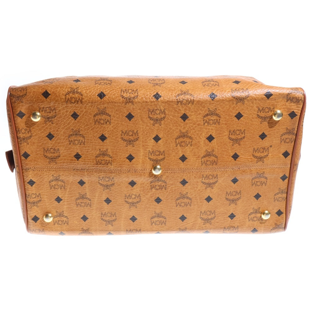 MCM(エム シー エム) ヴィセトス ハンドバッグ ブラウン レザー レディース