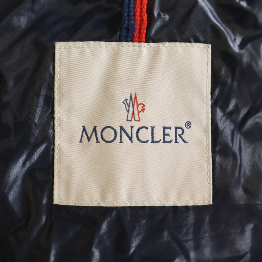 MONCLER(モンクレール) 18AW MOKA モカ フーデッド ジップアップ ダウン ロング ジャケット コート キッズ ネイビー D29544990005