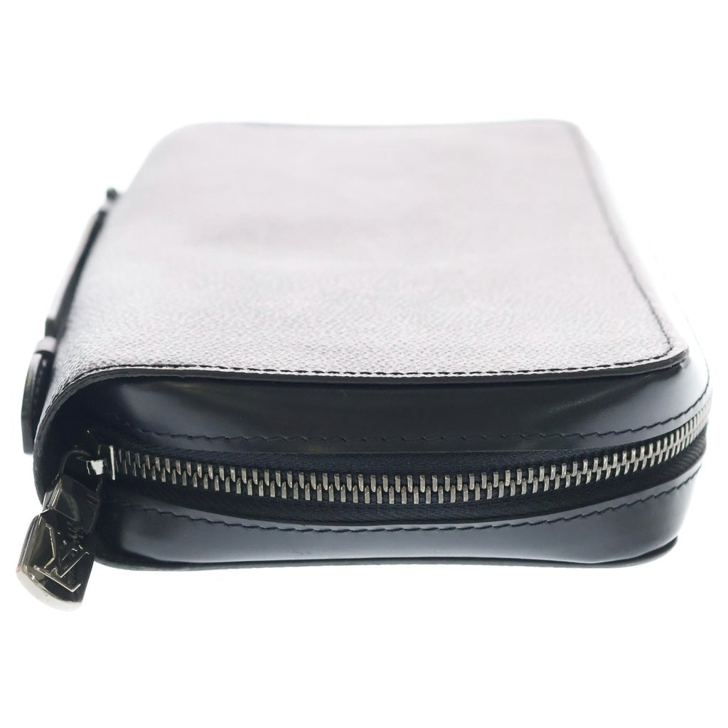 LOUIS VUITTON(ルイヴィトン) モノグラムエクリプス ジッピーXL ロングウォレット 長財布 カードケース ブラック レザー×PVC M61698 シルバー金具