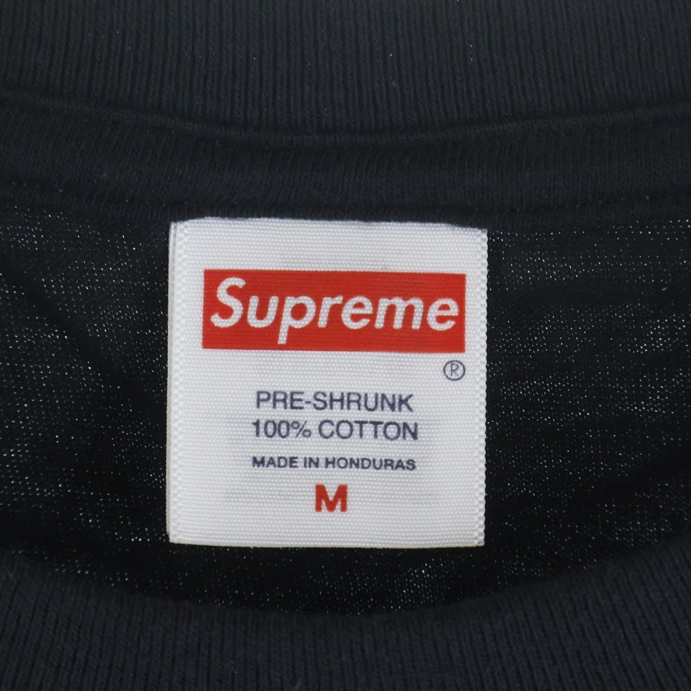 SUPREME(シュプリーム) 24AW Script Tee スクリプト プリント クルーネック 半袖Tシャツ カットソー ブラック