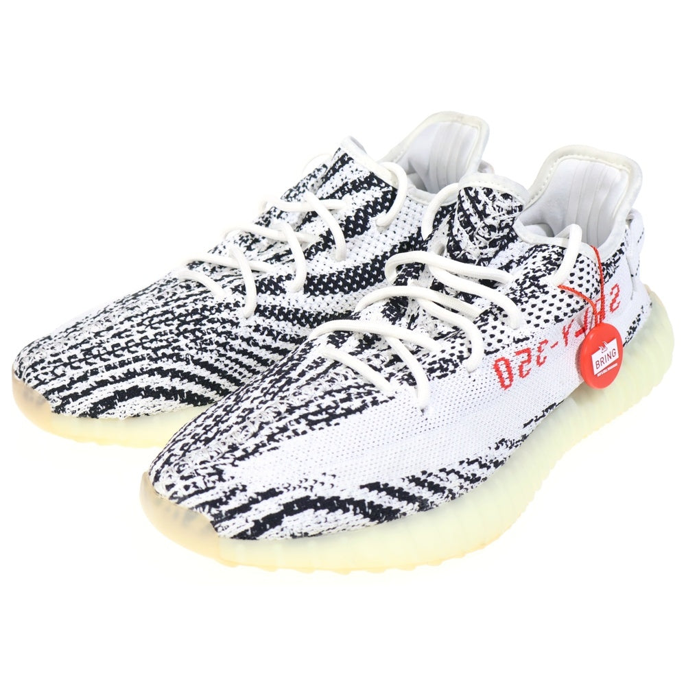 adidas(アディダス) YEEZY BOOST 350 V2 ZEBRA イージーブースト ゼブラ ローカットスニーカー ホワイト/ブラック US9/27cm CP9654