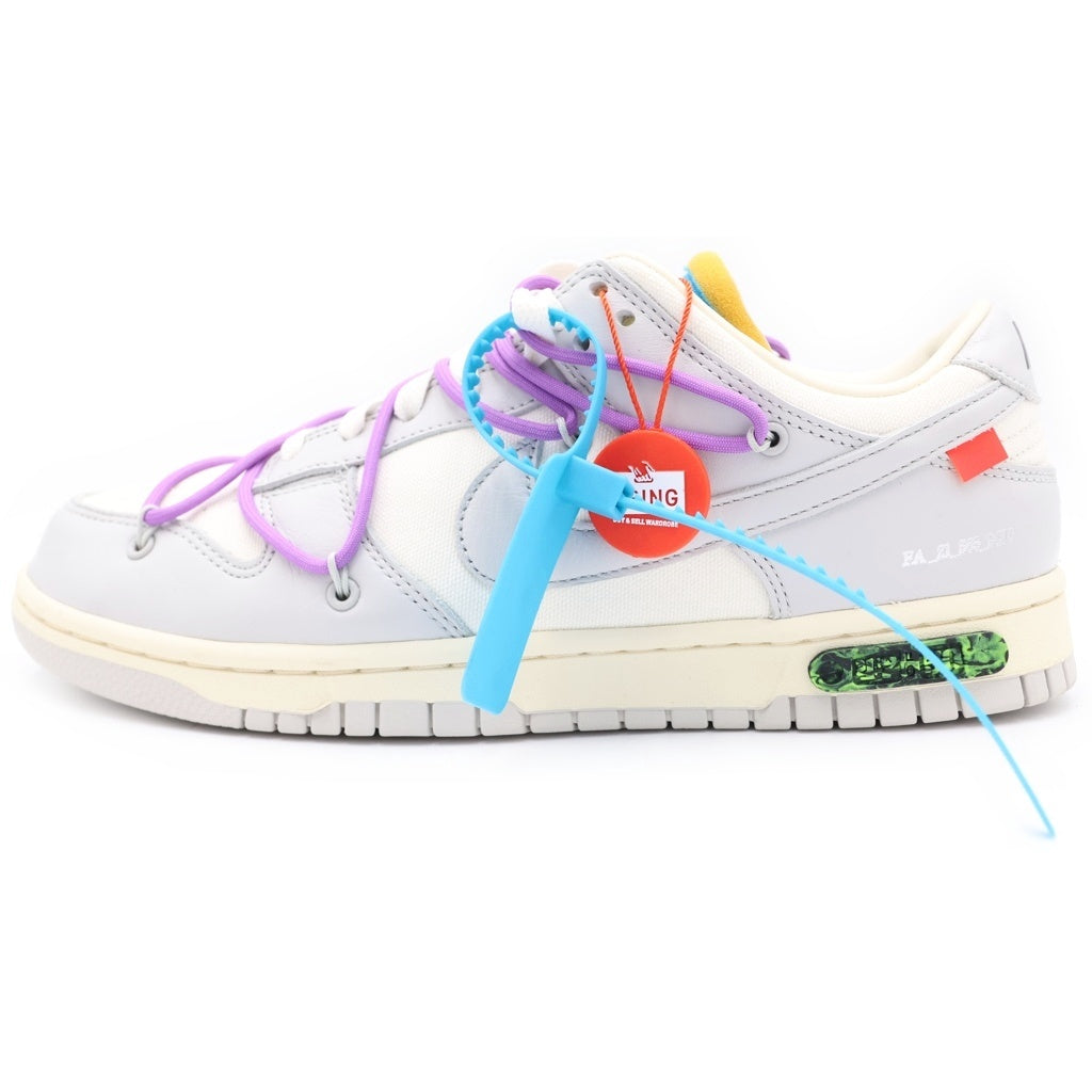 NIKE(ナイキ) ×OFF WHITE DUNK LOW オフホワイト ダンク ローカットスニーカー マルチカラー US9/27cm DM1602-125