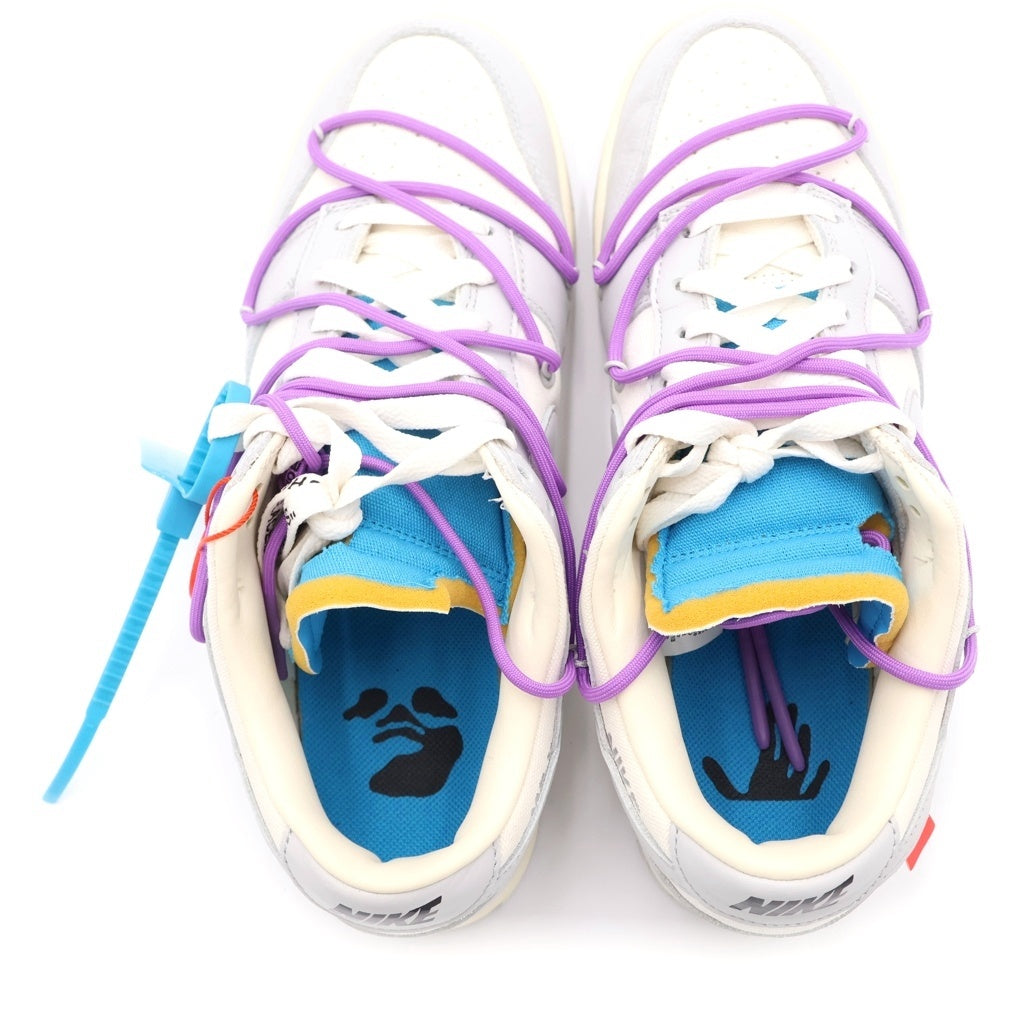NIKE(ナイキ) ×OFF WHITE DUNK LOW オフホワイト ダンク ローカットスニーカー マルチカラー US9/27cm DM1602-125