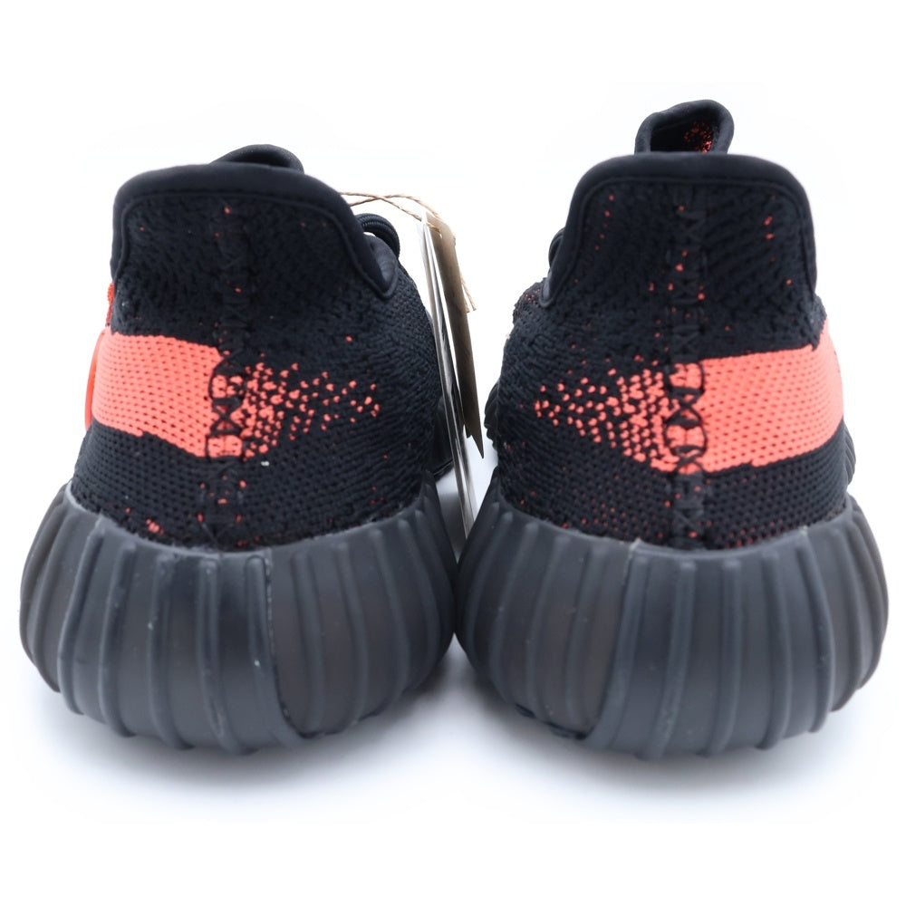 adidas(アディダス) YEEZY BOOST 350 V2 CORE BLACK イージーブースト ローカットスニーカー ブラック/オレンジ US9/27cm BY9612