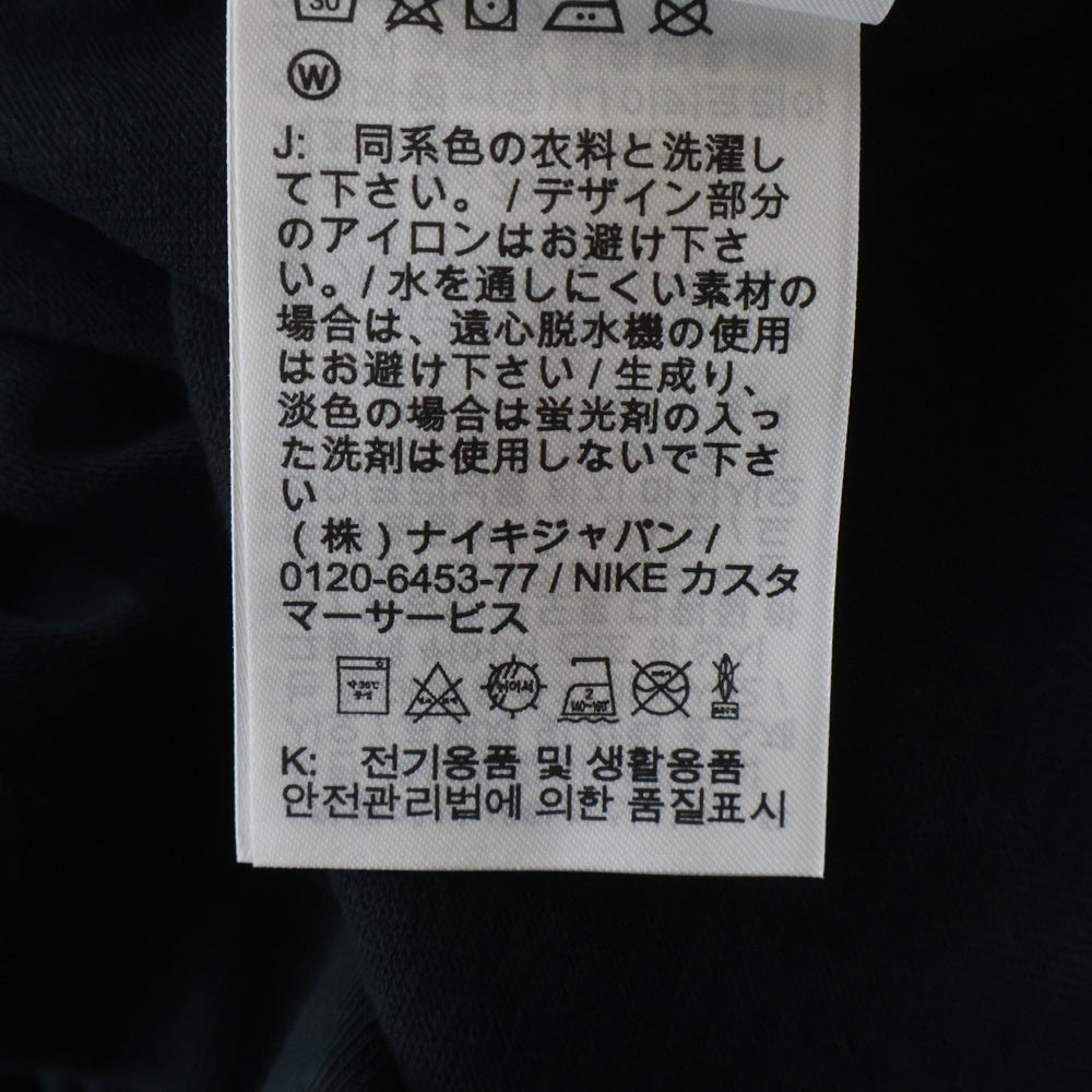 NIKE(ナイキ) ×UNION TEE ×ユニオン フロントブランドロゴデザインプリント 半袖Tシャツ カットソー ブラック DV7343-010