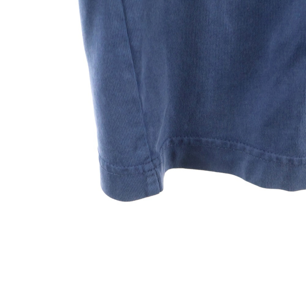 BALENCIAGA(バレンシアガ) バックロゴ ヴィンテージ加工 長袖Tシャツ カットソー ブルー 772208 TPVU4