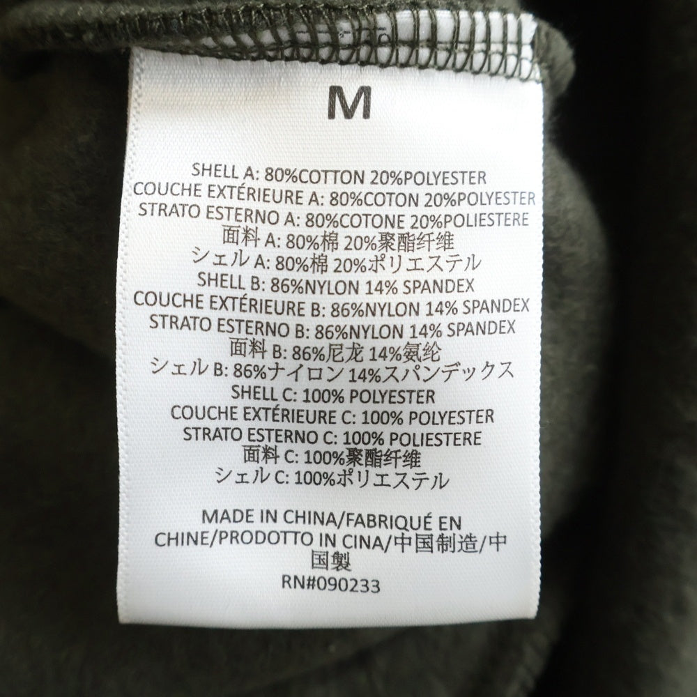 FEAR OF GOD ESSENTIALS(フィアオブゴッド エッセンシャルズ) ナイロン/フリースドッキング プルオーバーパーカー ブラック/カーキ