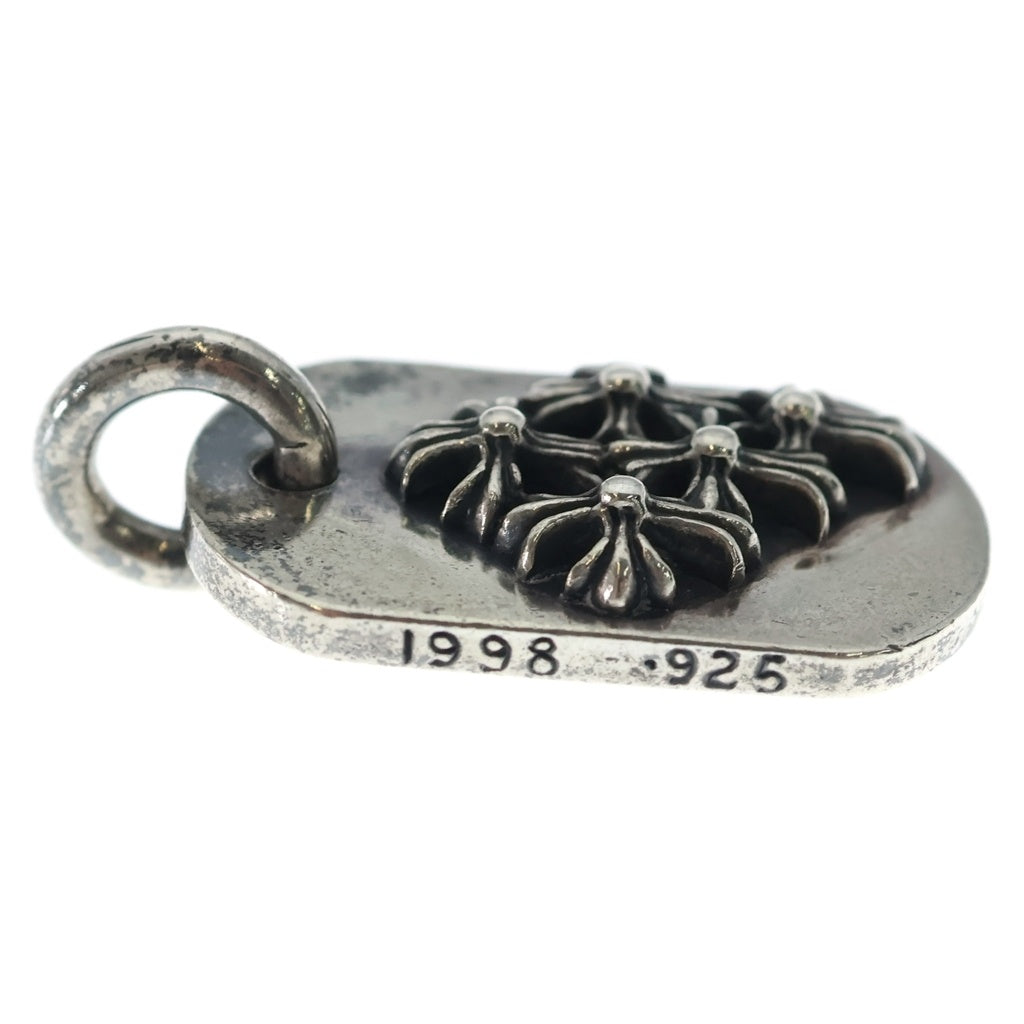 CHROME HEARTS(クロムハーツ) RAISED DOGTAG レイズドドッグタグ チャーム ネックレストップ シルバー