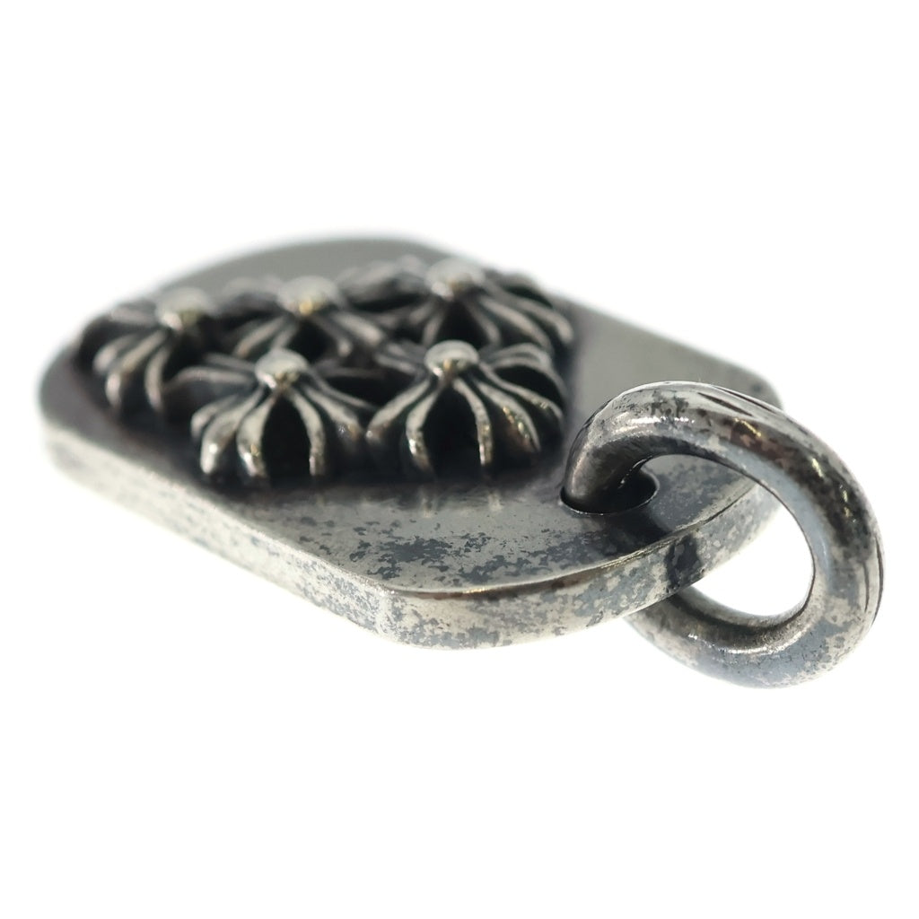 CHROME HEARTS(クロムハーツ) RAISED DOGTAG レイズドドッグタグ チャーム ネックレストップ シルバー