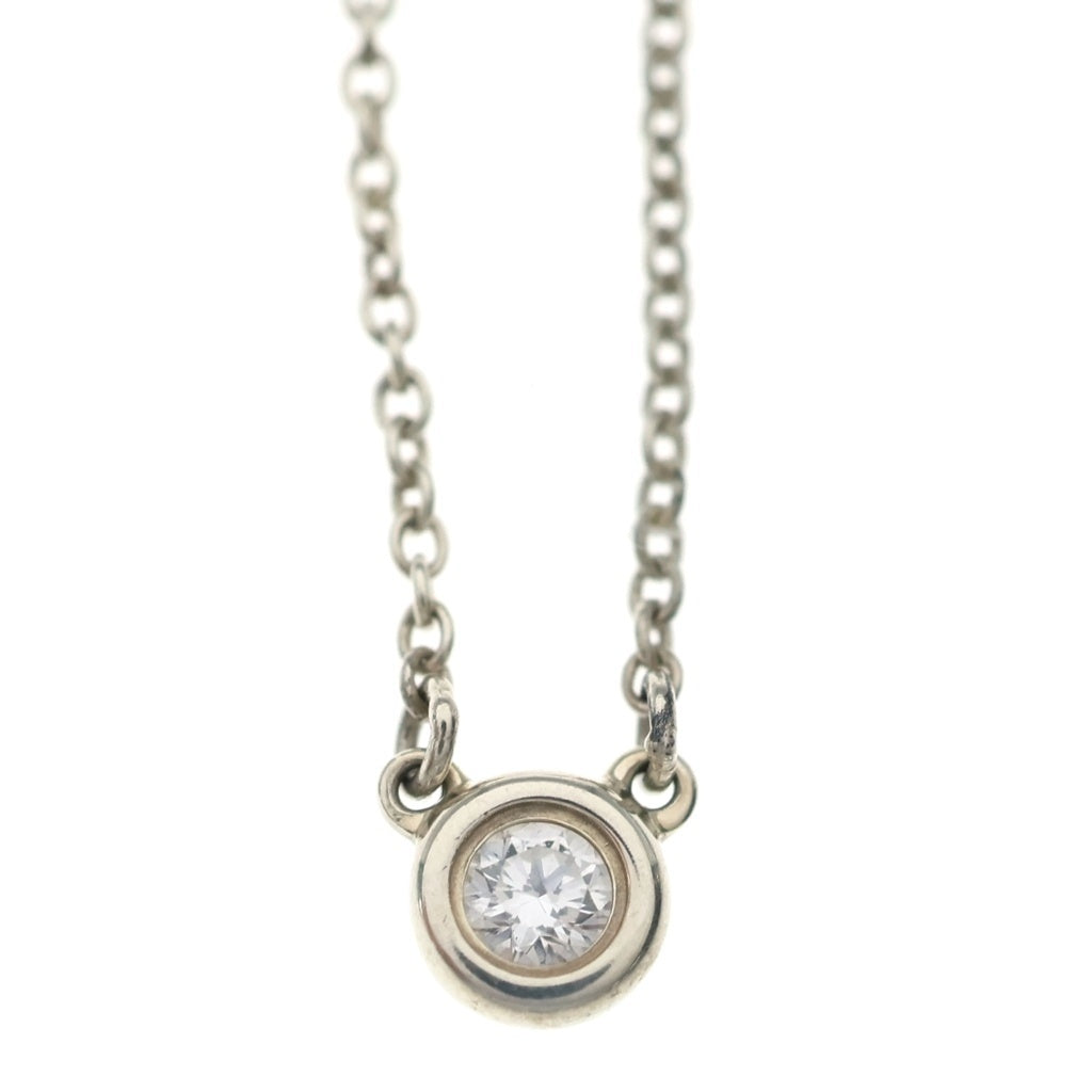 TIFFANY & Co.(ティファニー) バイザヤード ネックレス 1PD ダイヤモンド SV925 シルバー レディース