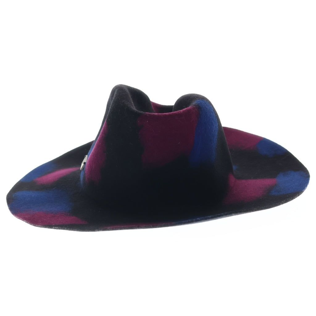 KANGOL(カンゴール) CRAYON TRILBY クレヨントリルビー ウール フェルト ハット 帽子 マルチカラー ブラック/レッド/ブルー レディース