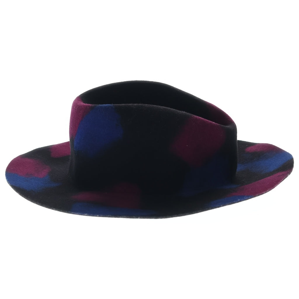 KANGOL(カンゴール) CRAYON TRILBY クレヨントリルビー ウール フェルト ハット 帽子 マルチカラー ブラック/レッド/ブルー レディース