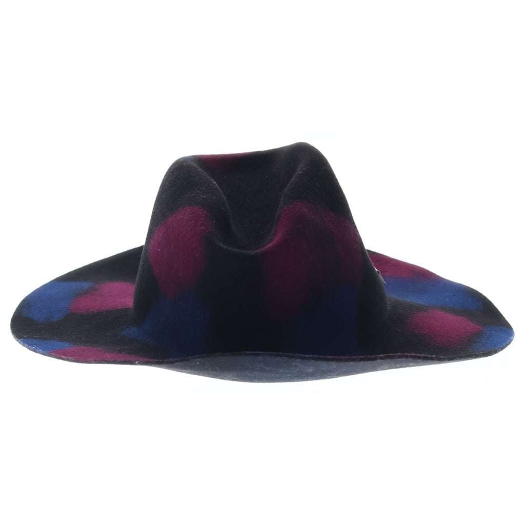 KANGOL(カンゴール) CRAYON TRILBY クレヨントリルビー ウール フェルト ハット 帽子 マルチカラー ブラック/レッド/ブルー レディース