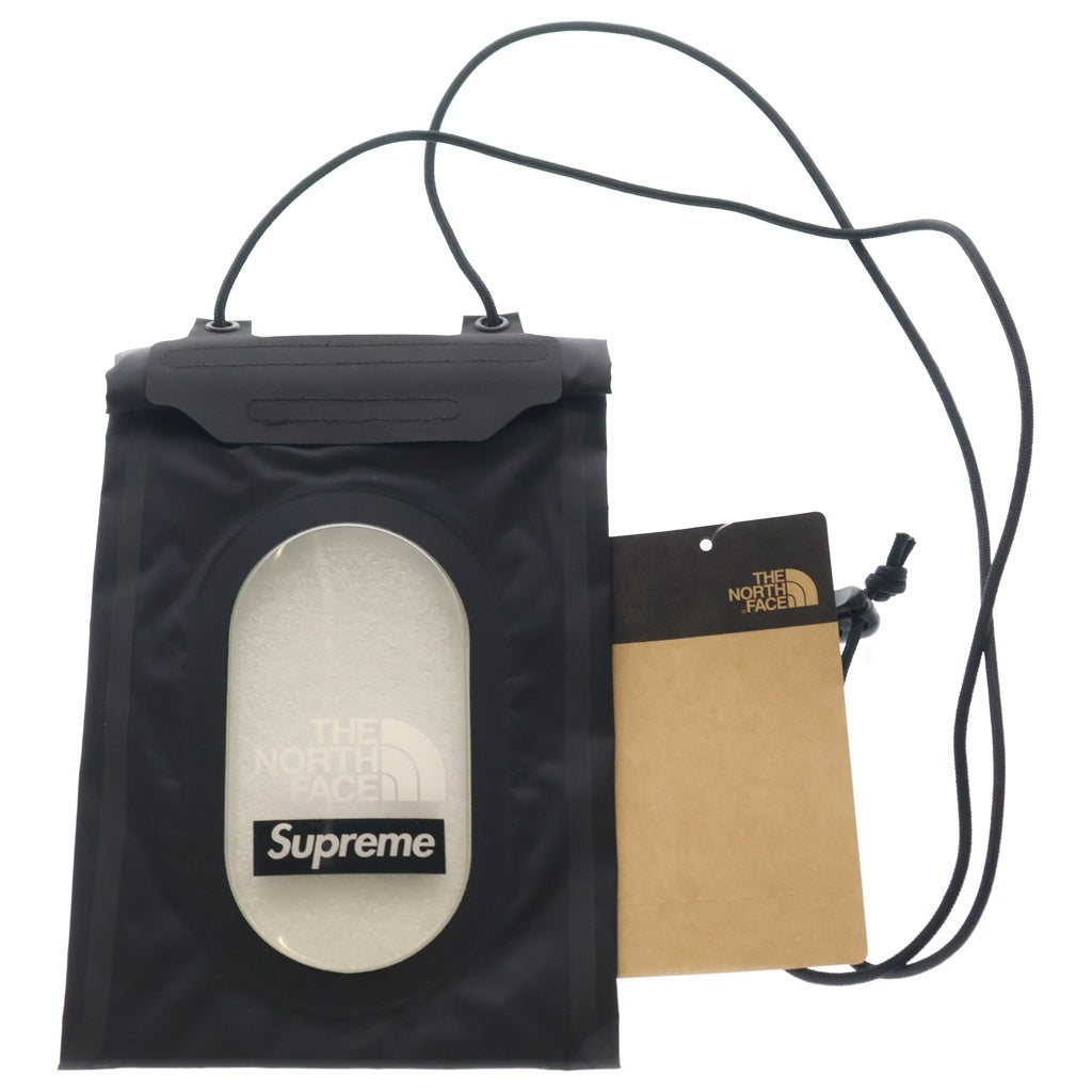 SUPREME(シュプリーム) ×ザノースフェイス Summit Series Outer Tape Seam Neck Pouch シーム ネックポーチ 小物入れ ブラック