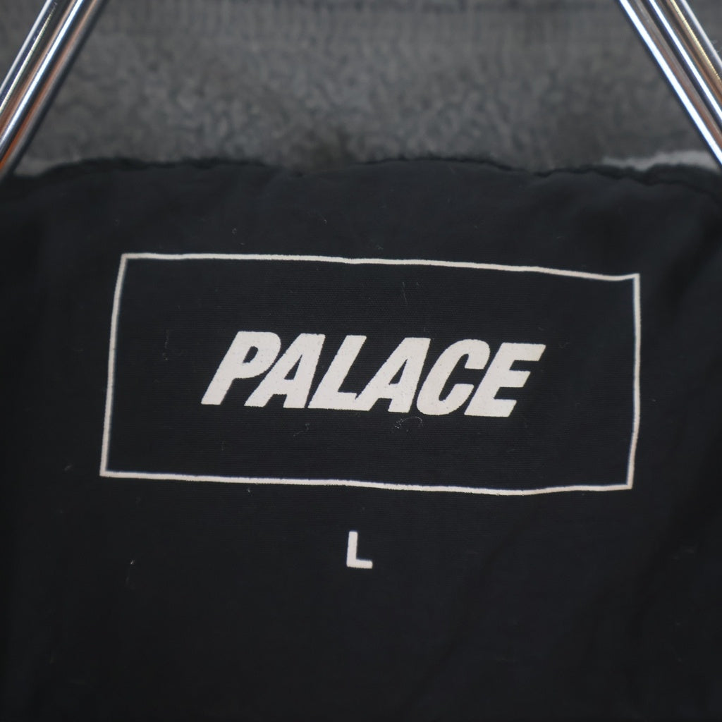 Palace Skateboards(パレススケートボーズ) POLARTEC LAZER HOOD ポーラテック エンボスロゴ フリースプルオーバーパーカー グレー