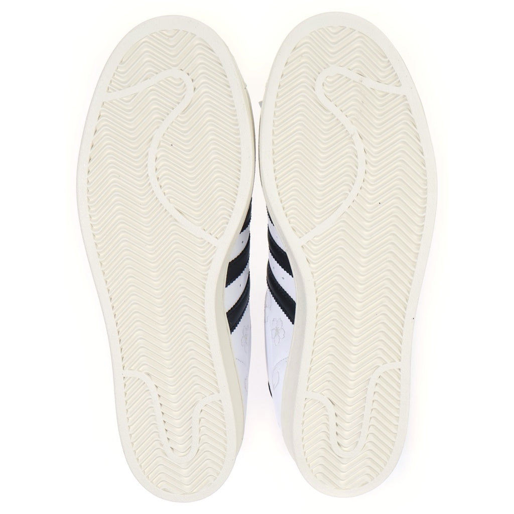 adidas(アディダス) SUPERSTAR HANAMI IG9648 スーパースター 花見 刺繍ロゴ ローカットスニーカー ホワイト/ブラック US9.5/27.5cm
