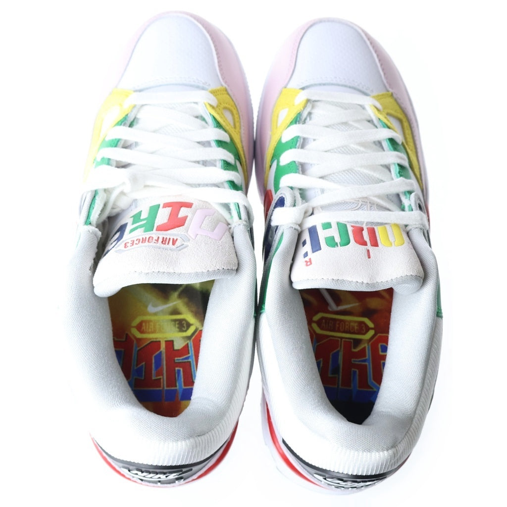 NIKE(ナイキ) ×NIGO AIR FORCE 3 LOW SP WHITE HEEL LOGO OGIN ニゴー エアフォース3 ロー SP ローカットスニーカー マルチカラー US7.5/25.5cm HQ7534-100