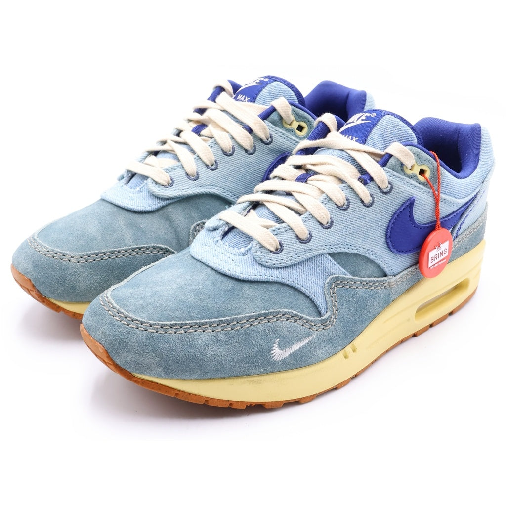 NIKE(ナイキ) AIR MAX 1 PRM DIRTY DENIM エアマックス1 ダーティデニム ローカットスニーカー インディゴブルー US9/27cm DV3050-300 DV3050-300