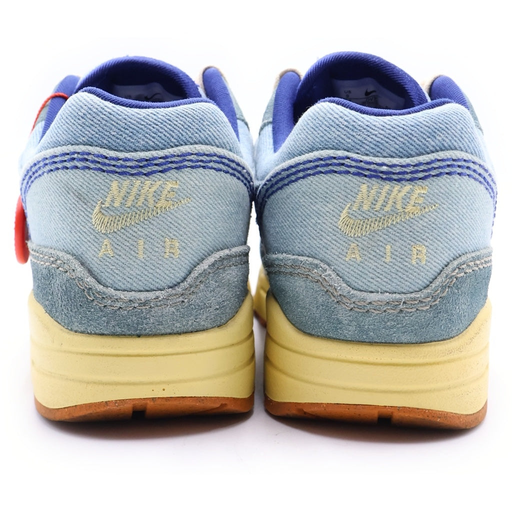 NIKE(ナイキ) AIR MAX 1 PRM DIRTY DENIM エアマックス1 ダーティデニム ローカットスニーカー インディゴブルー US9/27cm DV3050-300 DV3050-300