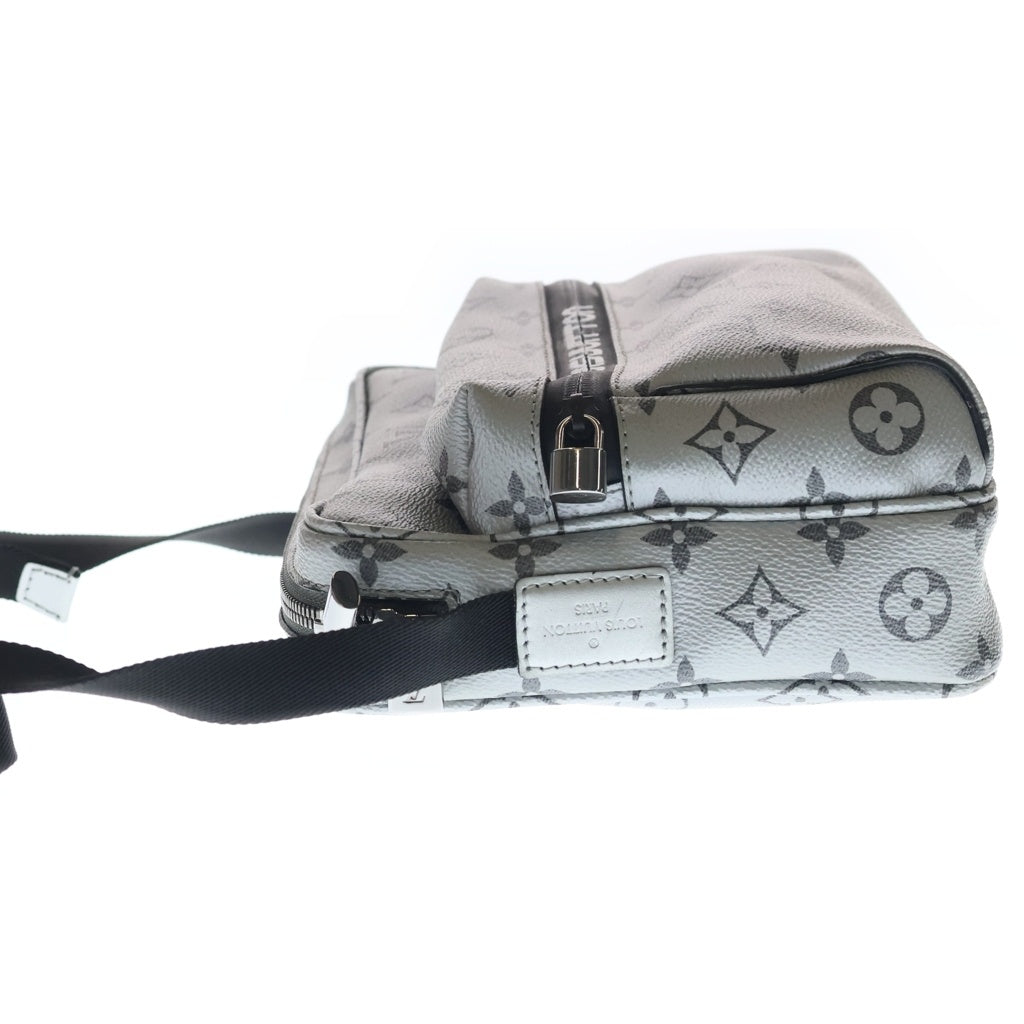 LOUIS VUITTON(ルイヴィトン) モノグラムリフレクト メッセンジャーPM ショルダーバッグ シルバー レザー M43859 シルバー金具 レディース