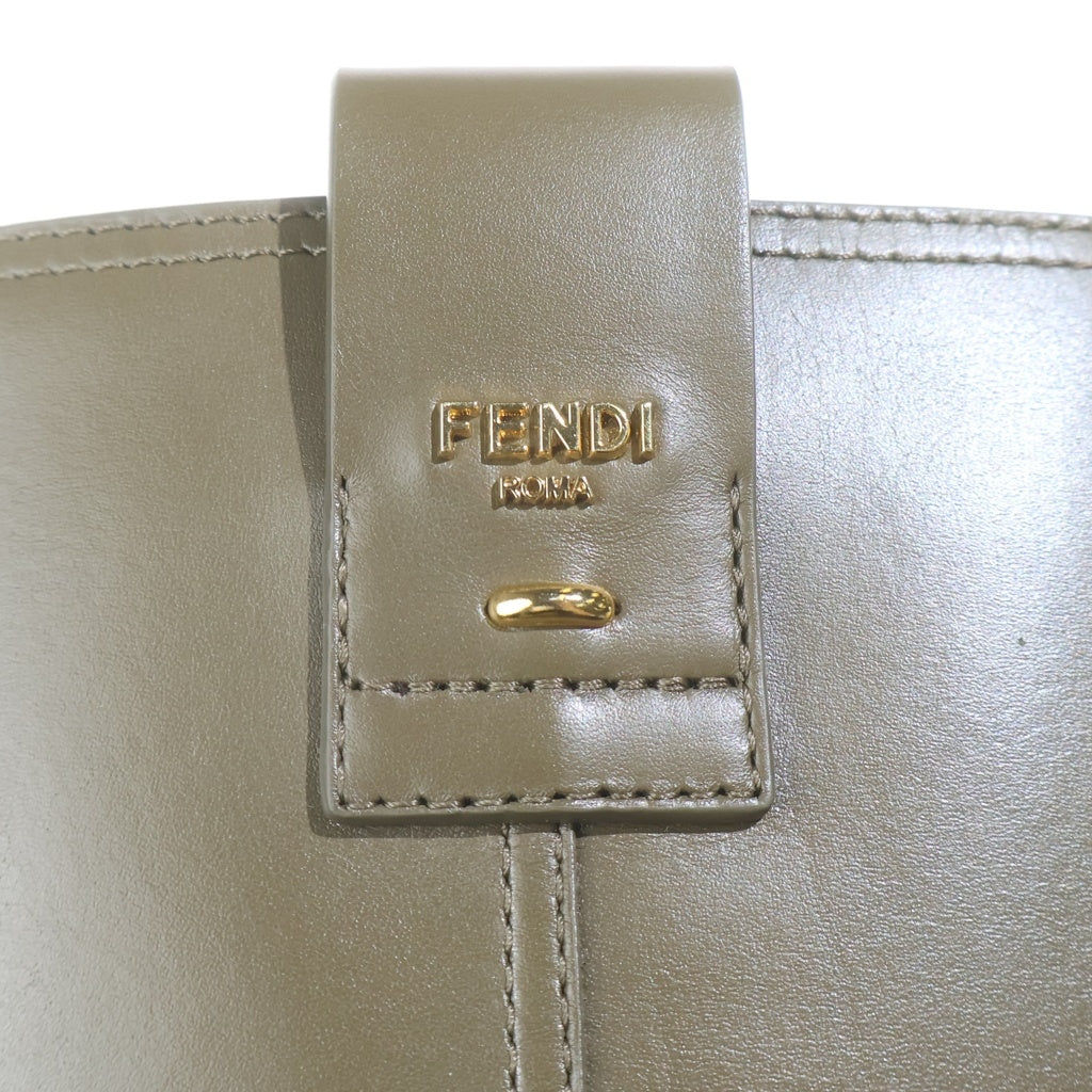 FENDI(フェンディ) 24AW フィーロ レザー ロングブーツ シューズ カーキ レディース