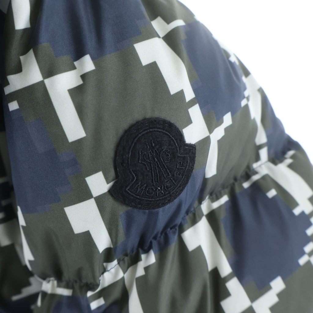 MONCLER(モンクレール) 24AW Gregale Down Jacket グレゲイル ダウンジャケット マルチカラー グリーン/ホワイト/ネイビー 27221673HCZD