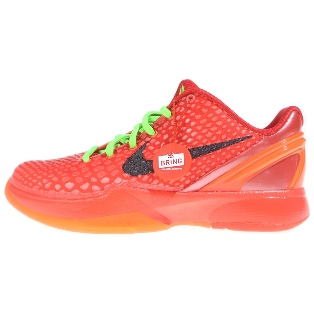 NIKE(ナイキ) KOBE 6 PROTRO GS -REVERSE GRINCH コービー6 リバースグリンチ ローカットスニーカー レッド US5Y/23.5cm FV9676-600 箱