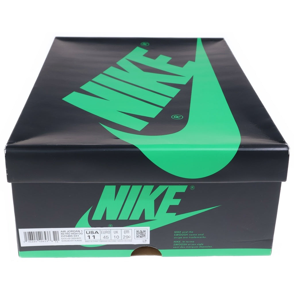 NIKE(ナイキ) AIR JORDAN 1 RETRO HIGH OG Celtics エアジョーダン 1 セルティック ローカットスニーカー ブラック/ホワイト/グリーン US11/29cm DZ5485-031 箱