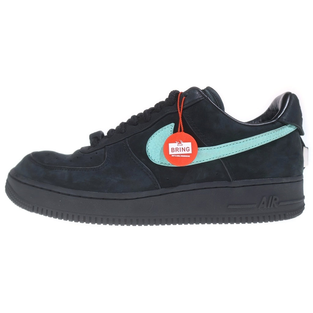 NIKE(ナイキ) ×TIFFANY&CO AIR FORCE 1 LOW 1837 BLACK ティファニー エアフォース1 ローカットスニーカー ブラック US10/28cm DZ1382-001