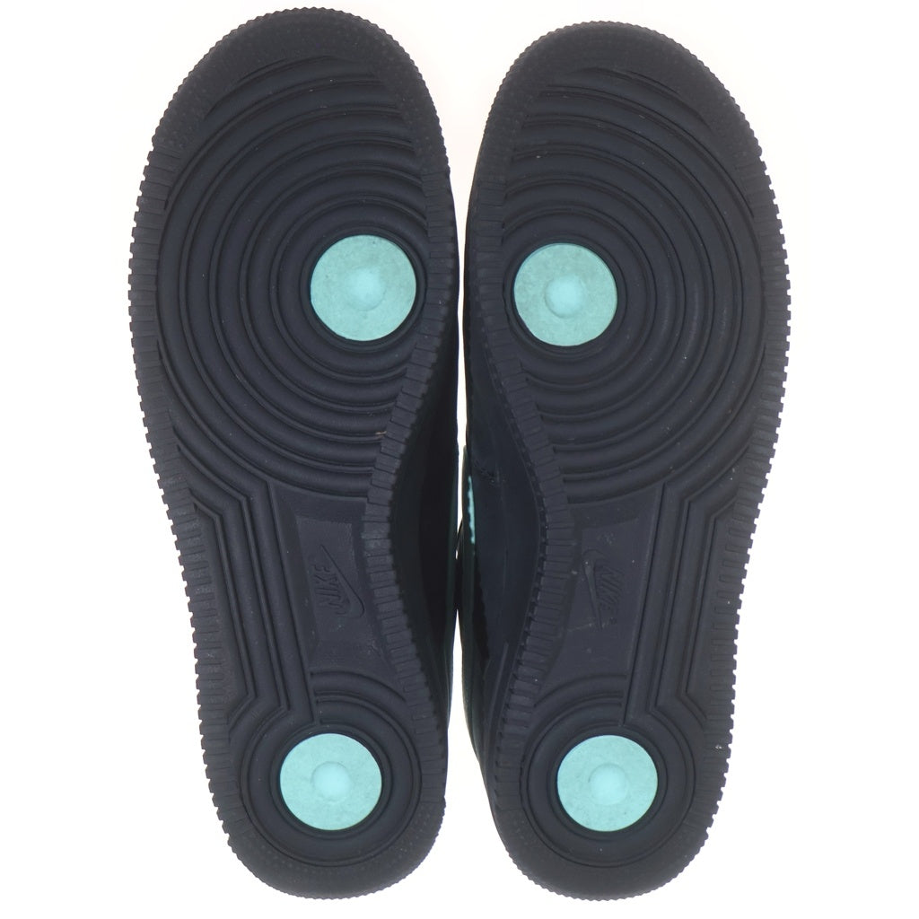 NIKE(ナイキ) ×TIFFANY&CO AIR FORCE 1 LOW 1837 BLACK ティファニー エアフォース1 ローカットスニーカー ブラック US10/28cm DZ1382-001