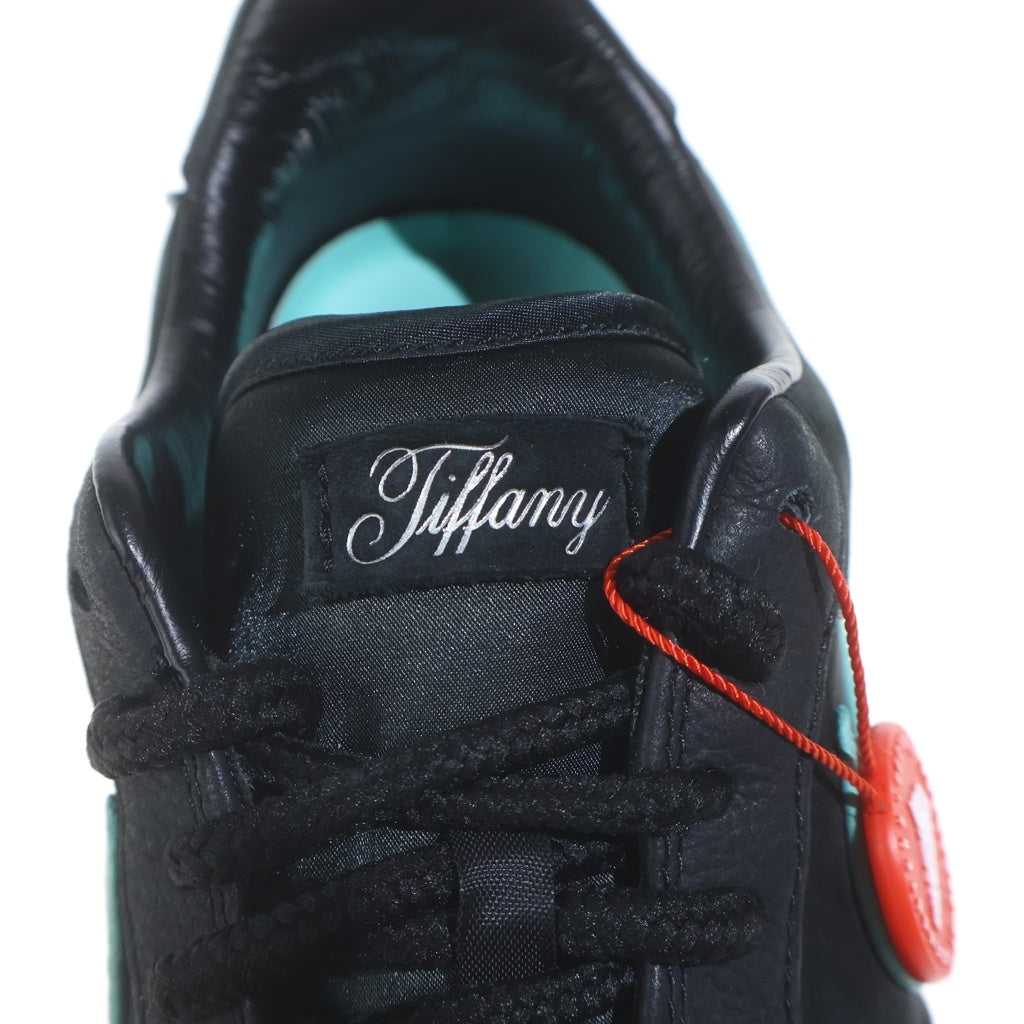 NIKE(ナイキ) ×TIFFANY&CO AIR FORCE 1 LOW 1837 BLACK ティファニー エアフォース1 ローカットスニーカー ブラック US10/28cm DZ1382-001