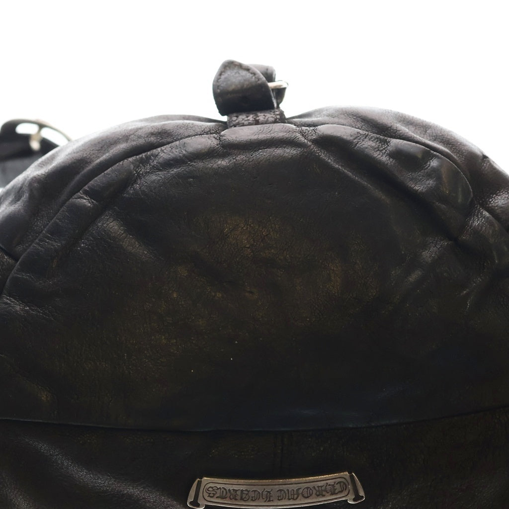 CHROME HEARTS(クロムハーツ) SNAT PACK スナットパック ダガージップ ガンスリンガーベルト レザーウエストバッグ ブラック
