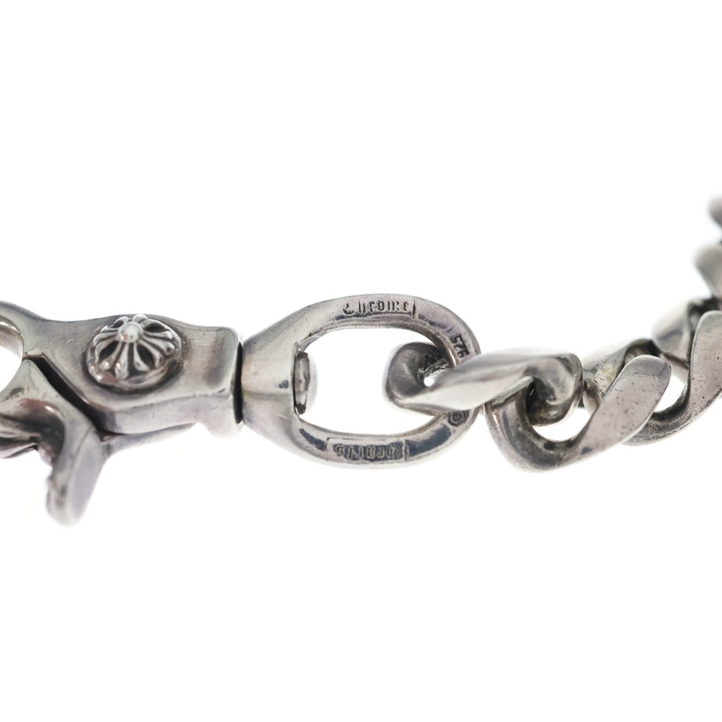 CHROME HEARTS(クロムハーツ) CLASSIC SHORT-T/ 2クリップショートクラシック ウォレットチェーン シルバー BCA068