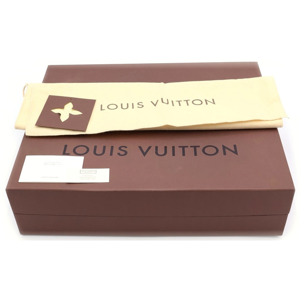 LOUIS VUITTON(ルイヴィトン) モノグラムマカサー クラレンス ショルダーバッグ ブラウン レザー×PVC M40936 シルバー金具 レディース