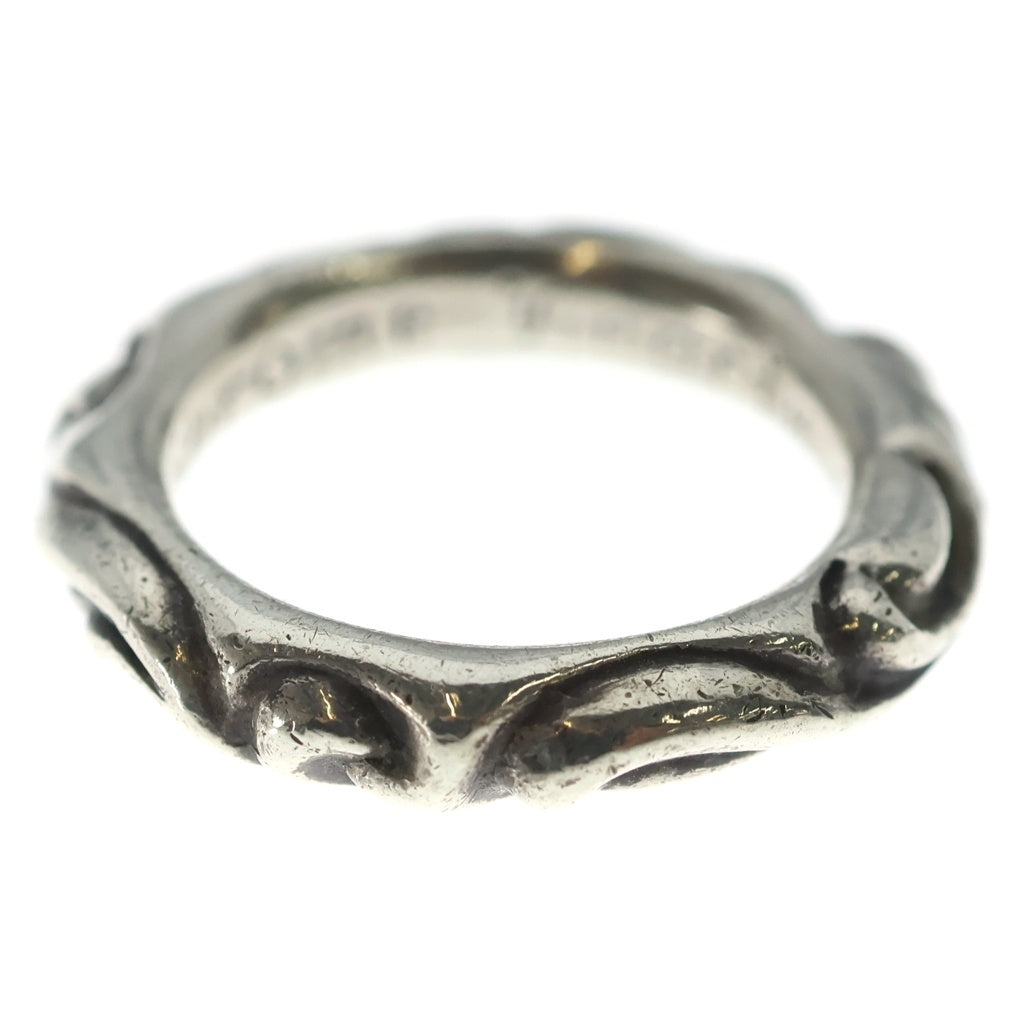 CHROME HEARTS(クロムハーツ) SCRL BAND スクロールバンド リング シルバー BCA351