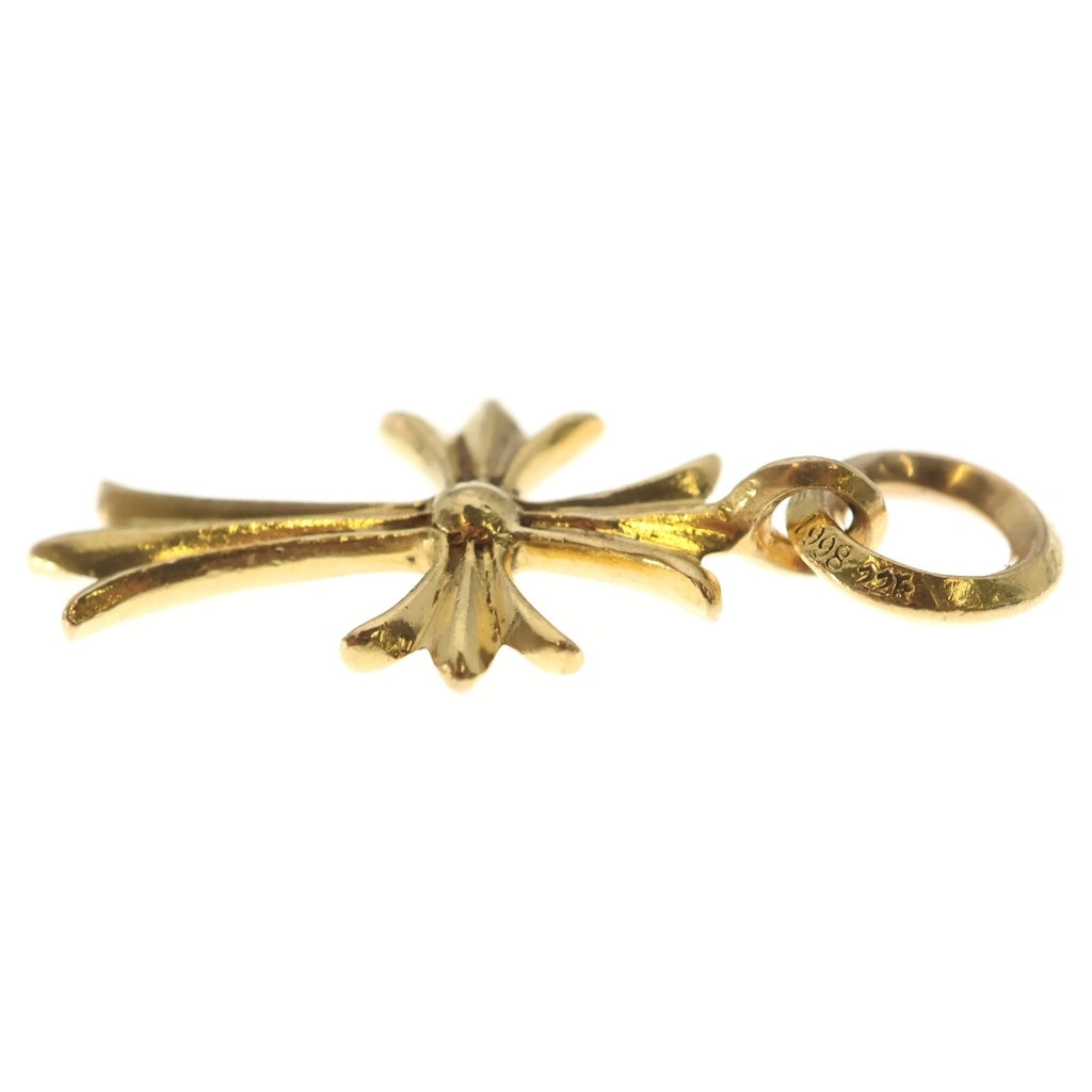 CHROME HEARTS(クロムハーツ) 22K TINY CH CROSS タイニーCHクロス ペンダントトップ ゴールド BCA051
