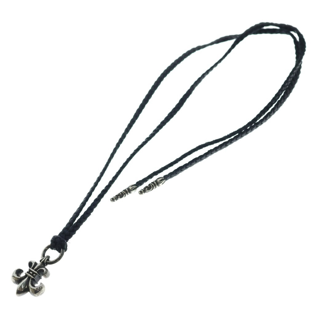 CHROME HEARTS(クロムハーツ) BS FLUER BSフレアペンダント シルバー ネックレストップ レザーブレイド シルバー
