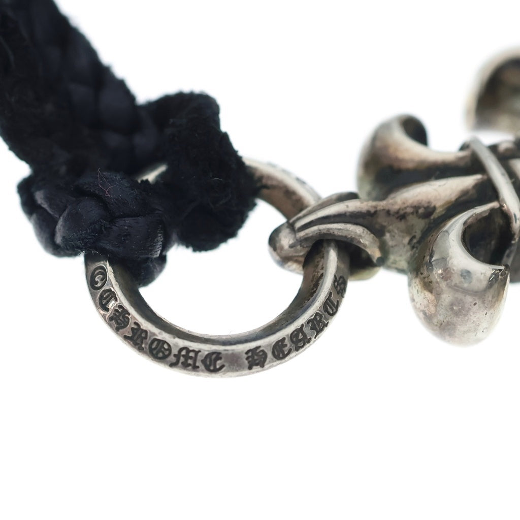CHROME HEARTS(クロムハーツ) BS FLUER BSフレアペンダント シルバー ネックレストップ レザーブレイド シルバー
